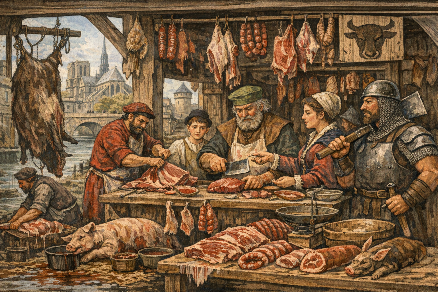 Un très riche boucher amiénois au Moyen Age, témoin des vicissitudes du temps